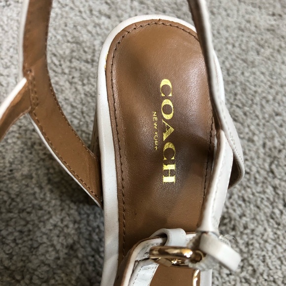 Coach White Heels - Picture 5 of 6